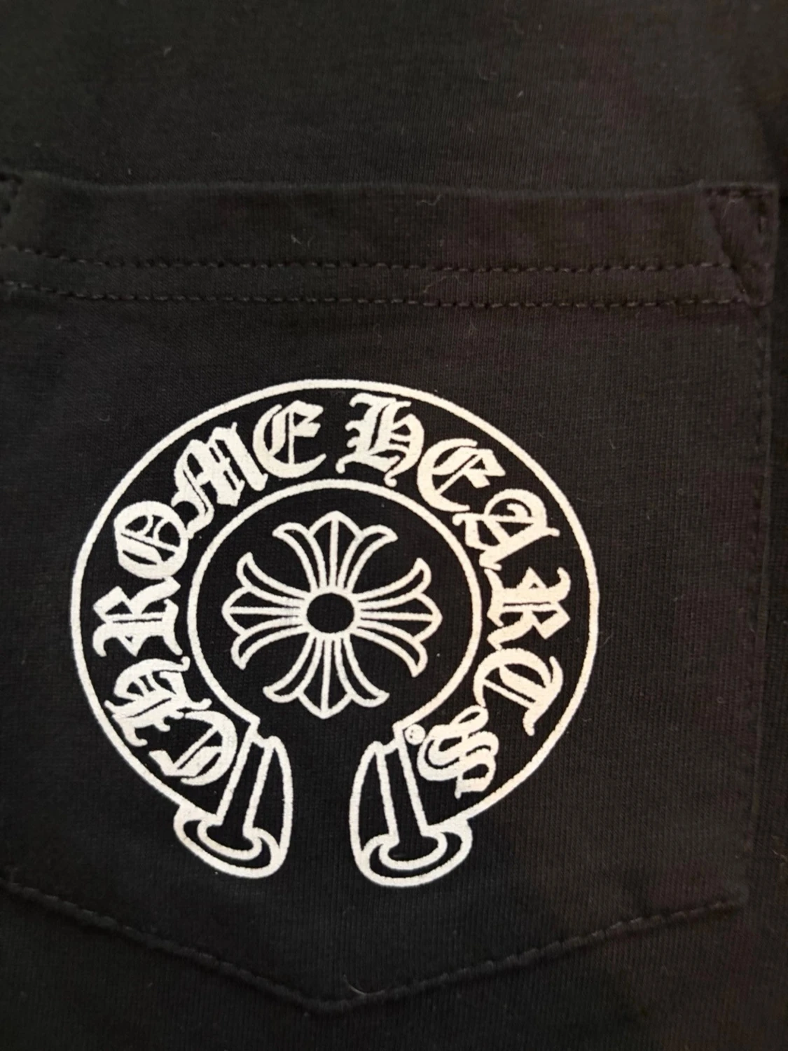 Svart långärmad chrome hearts topp med tryck - 3