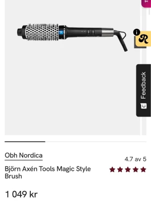 Björn Axén Magic Style Brush - Björn Axén Tools Magic style brush, perfekt för att styla håret och skapa volym användes bara fåtal gånger i storlek 38 cm