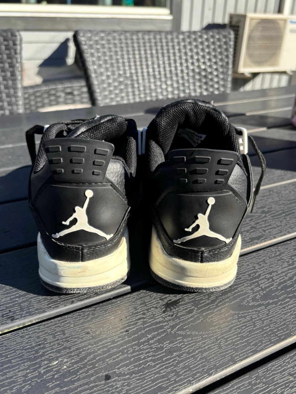 Svarta Air Jordan 4 sneakers - 3