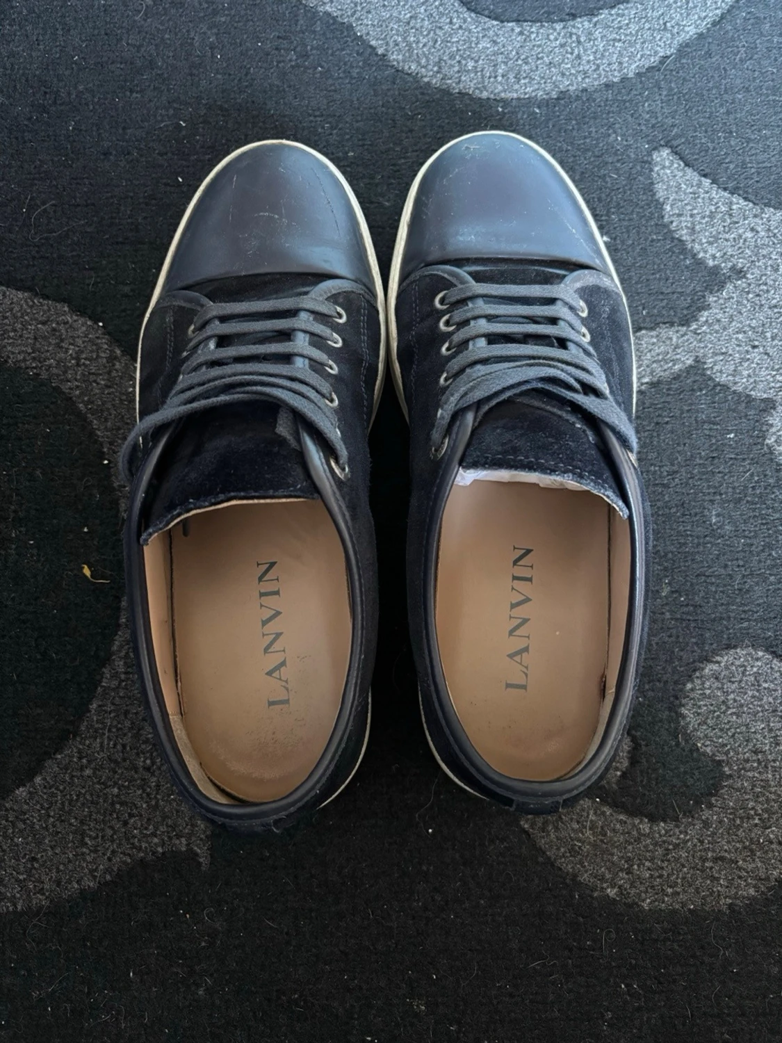 Mörkblå sneakers från Lanvin - 1