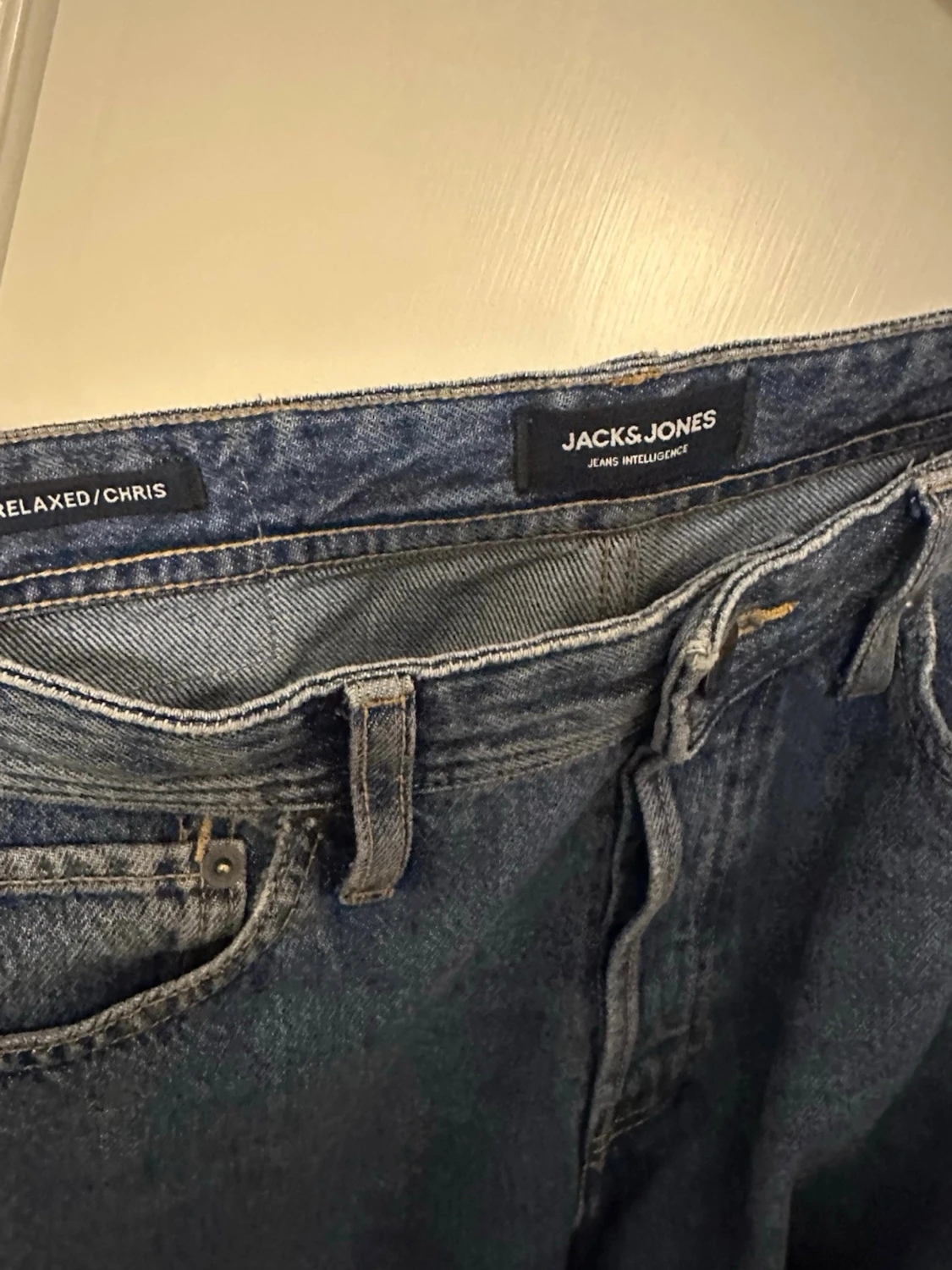Blå raka jeans från Jack&Jones - 5