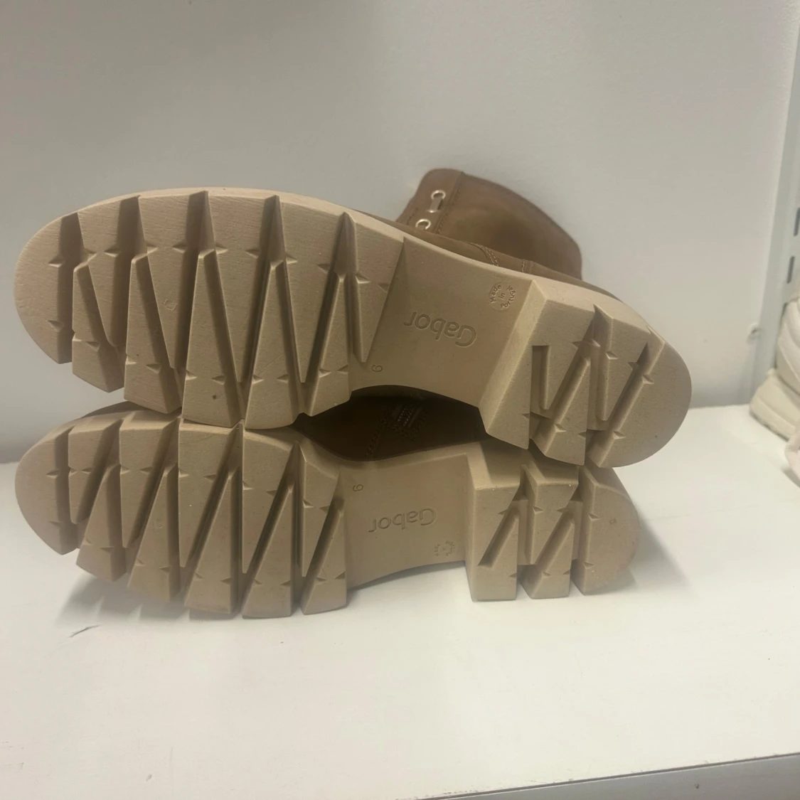 Bruna boots från gabor med grov sula och dragkedja 38 - 4