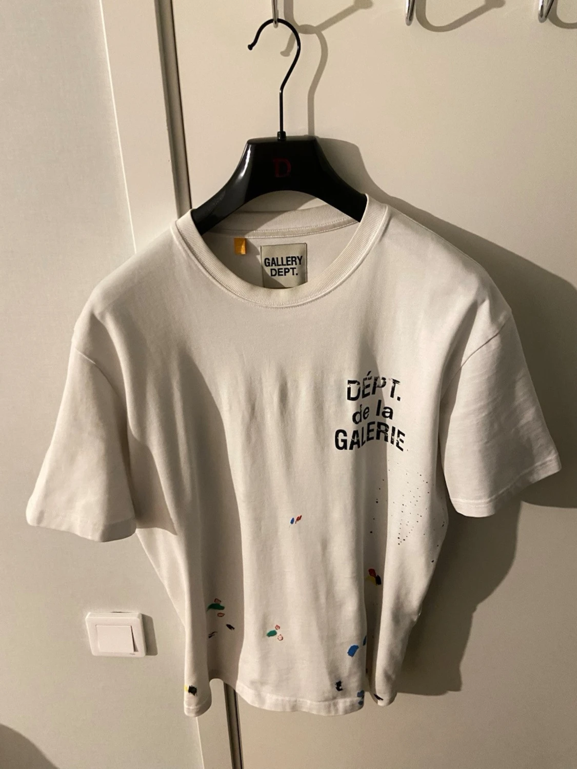 Vit Gallery Dept t-shirt med tryck