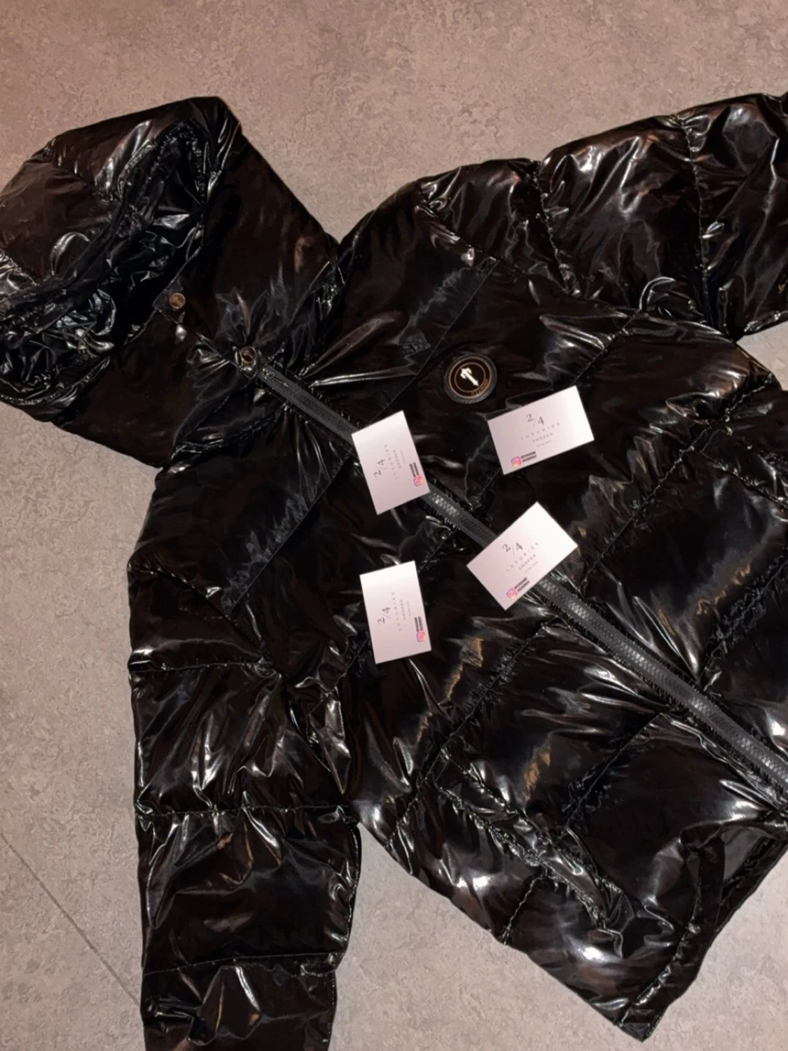 Svart pufferjacka från Trapstar Irongate 