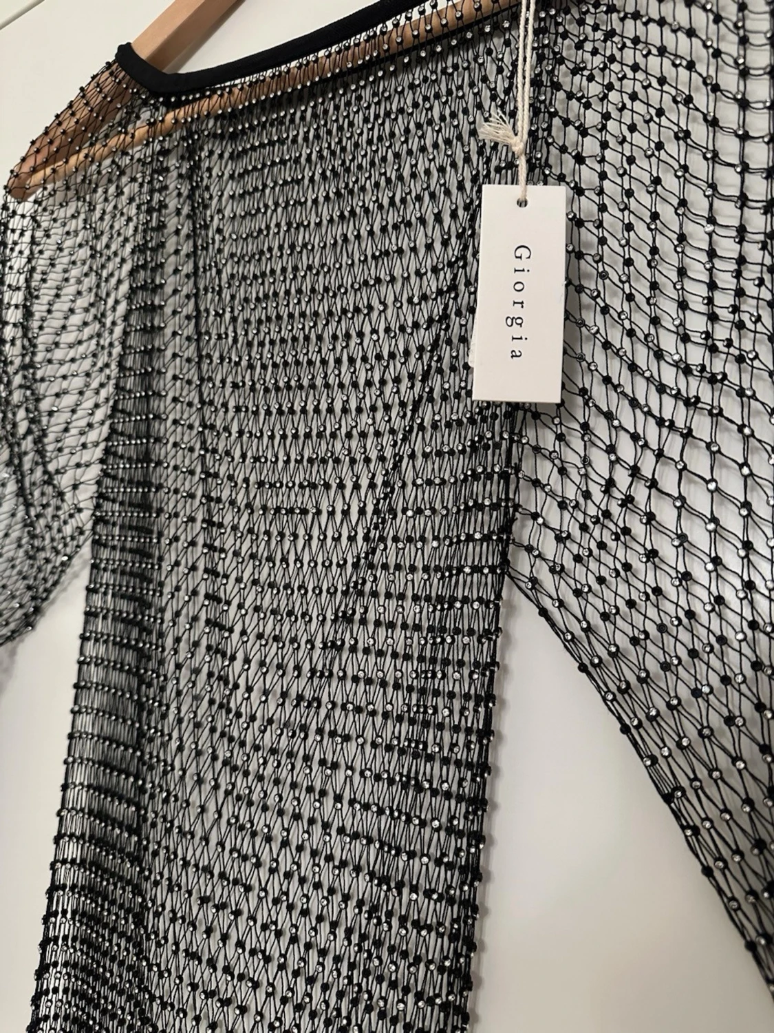 Svart nätklänning från Giorgia - 1