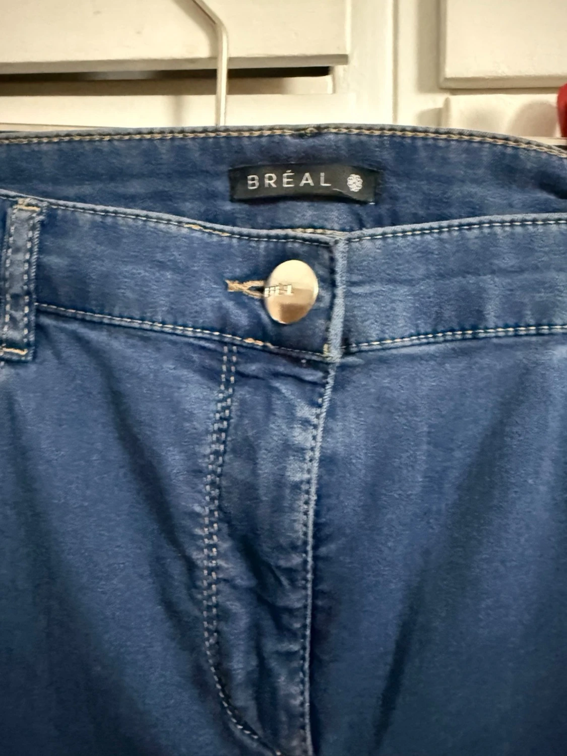 Blå jeans från Bréal med raka ben från Breal  - 1