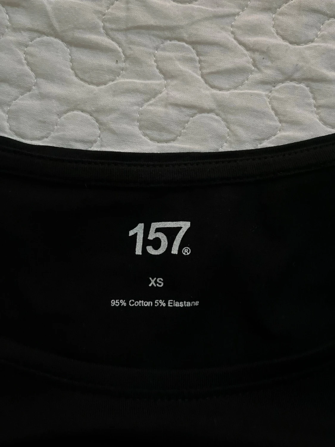 Svart långärmad topp med rund hals - 2