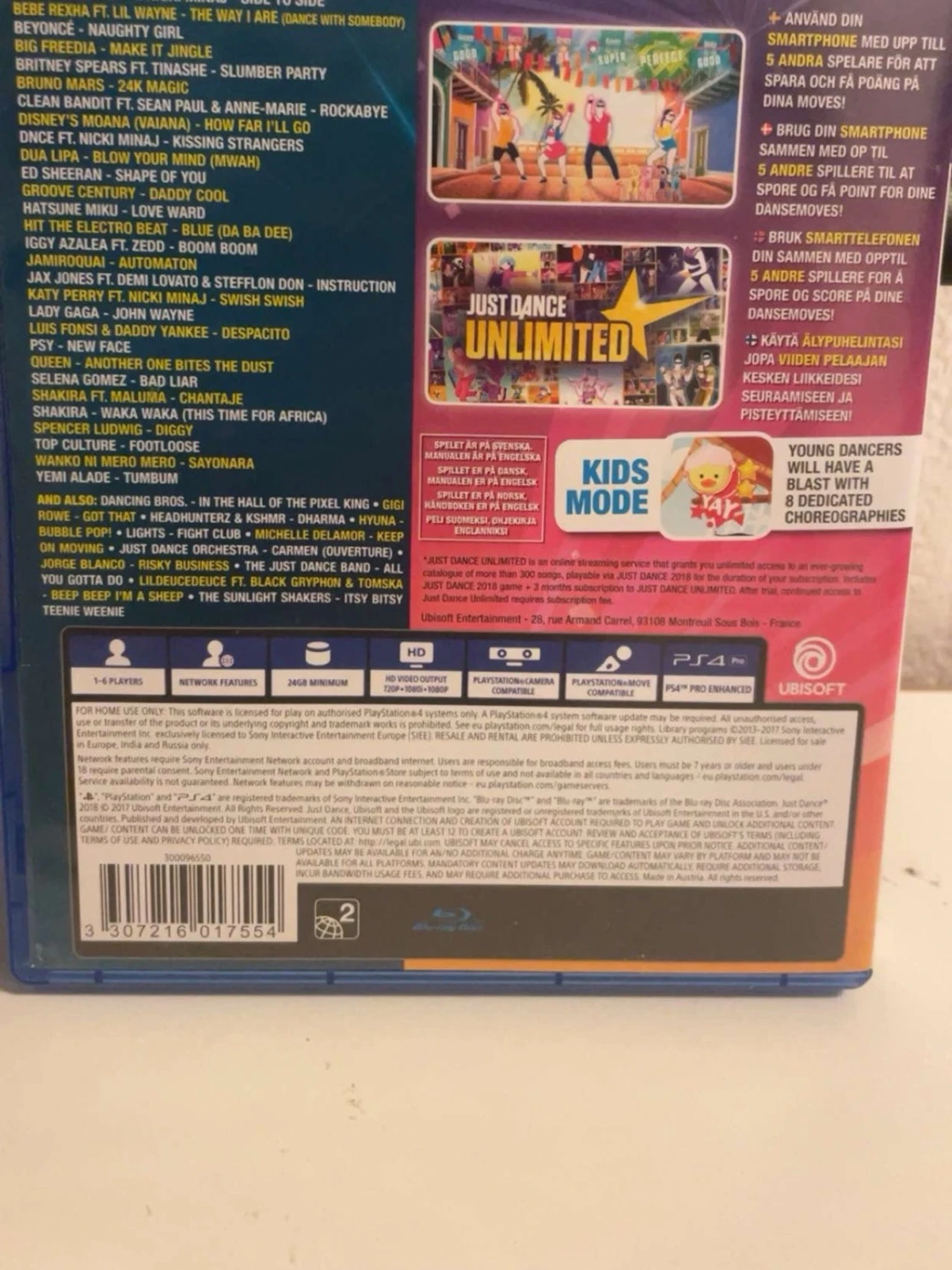 Just Dance 2018 PS4 spel - 2