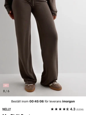 Bruna vida mjukisbyxor från Nelly - Så fina bruna mjukisbyxor från Nelly i storlek XS❤️nypris 350kr