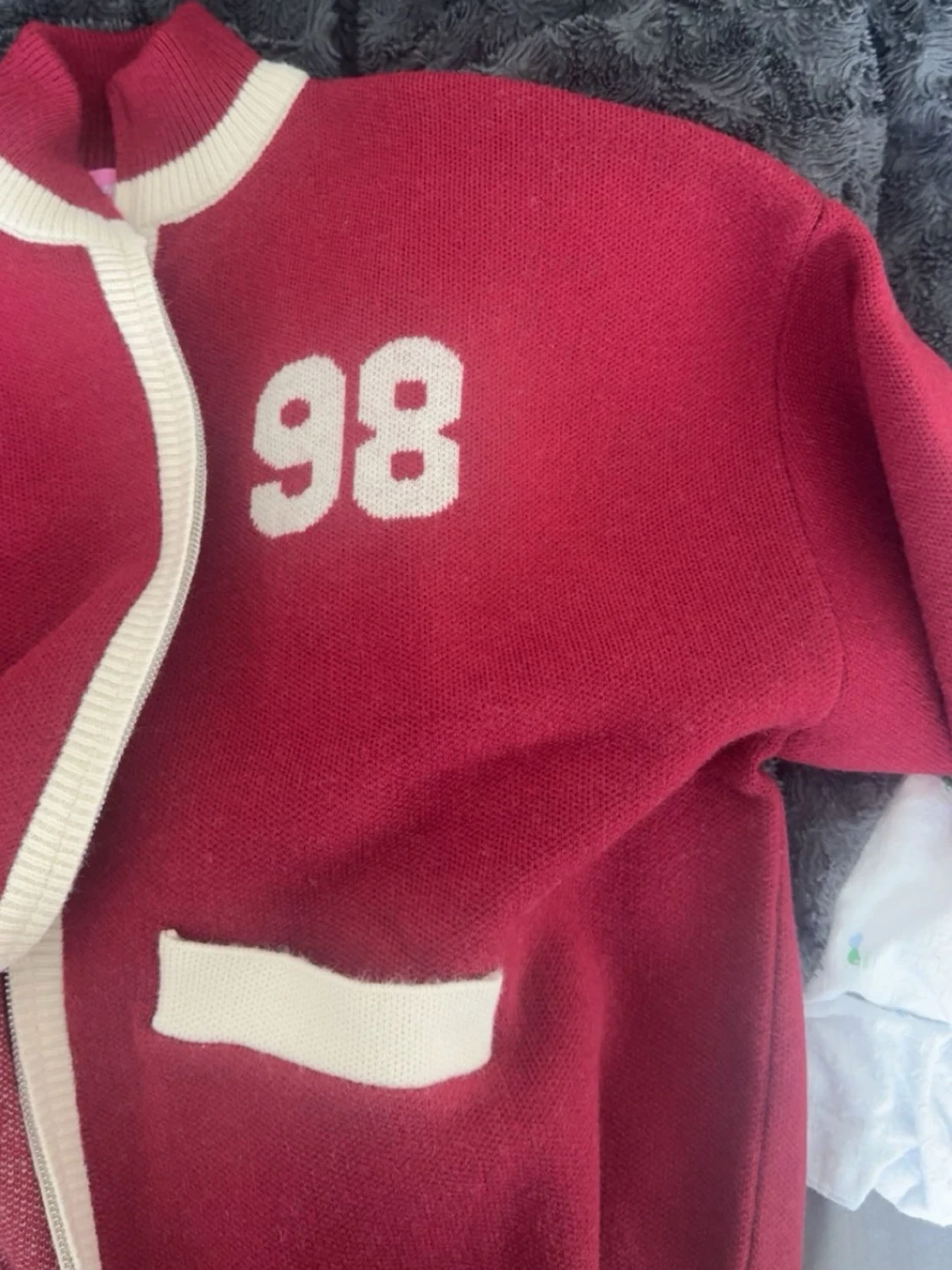 98 Varsity Zip Up Sweater - 1