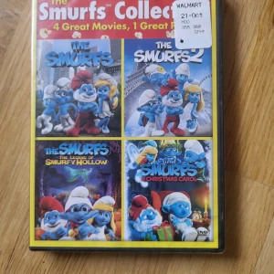 The Smurfs 4 movie collection DVD - 5 dvds with this DVD 65kr The Smurfs, The Smurfs 2, The Smurfs The Legend of Smurfy Hollow, The Smurfs a Christmas Carol  Catagory: Comedy Age: The Smurfs and The Smurfs 2 PG, the other two G Audio: The Smurfs and The Smurfs 2 English, other two English, French, Spanish Subtitles:The Smurfs and The Smurfs 2 English, other two English, French, Spanish Runtime: The Smurfs 103 min, The smurfs 2 105 min, Smurfy Hollow 22 min, Christmas Carol 22min Bundle discounts: look other ads I ran out of text