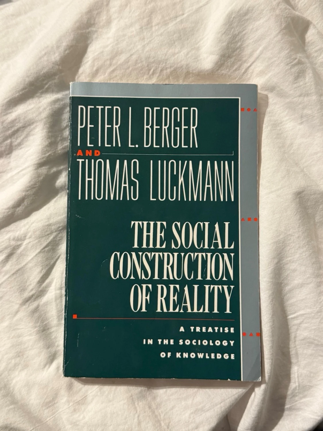 The social construction of reality 