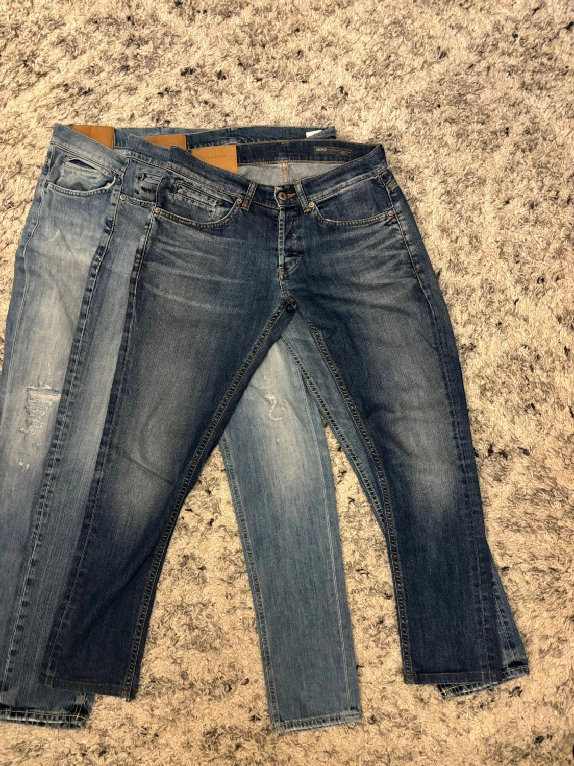Mix av Dondup jeans + 1 par Tramaross a i olika tvättar - 4