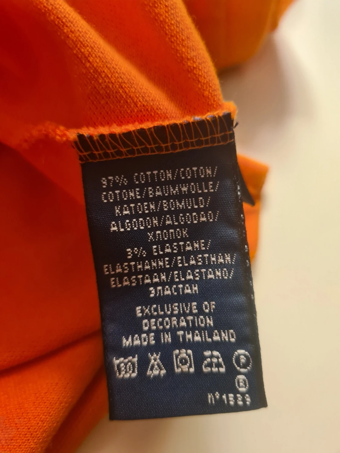 Orange polotopp från Ralph Lauren Storlek M - 3