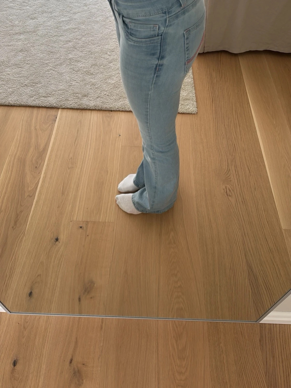 Ljusblå bootcut jeans från Nelly - 2
