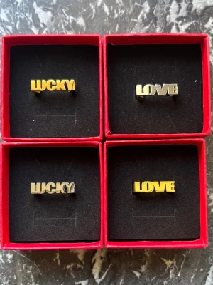 Ringar  - LUCKY och LOVE 