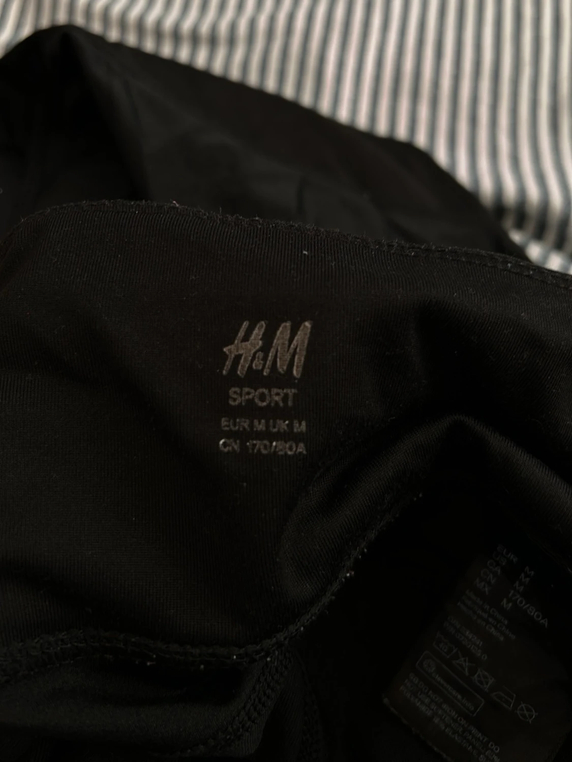 Svarta sportiga leggings - 3