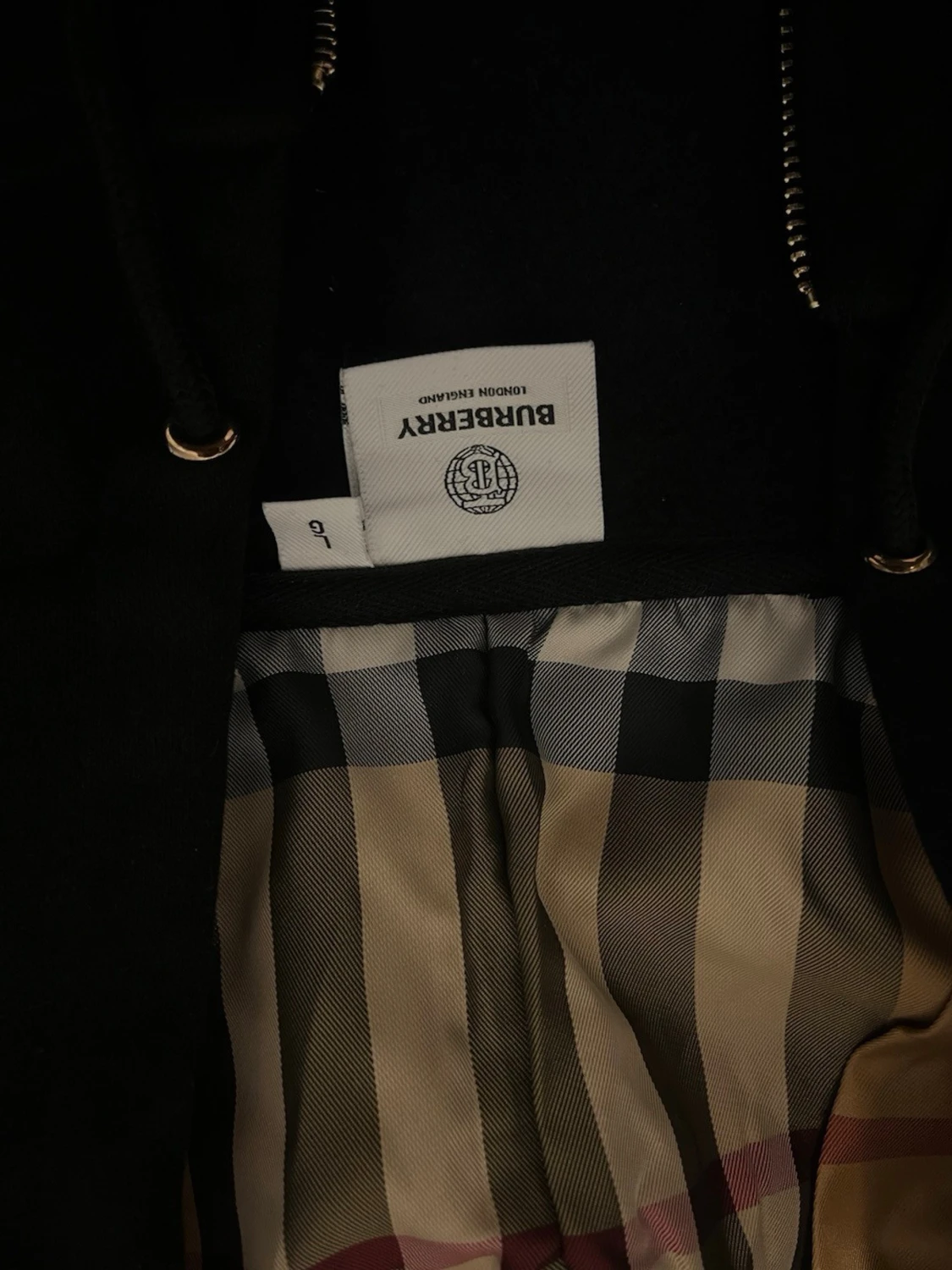 Svart hoodie från Burberry - 1