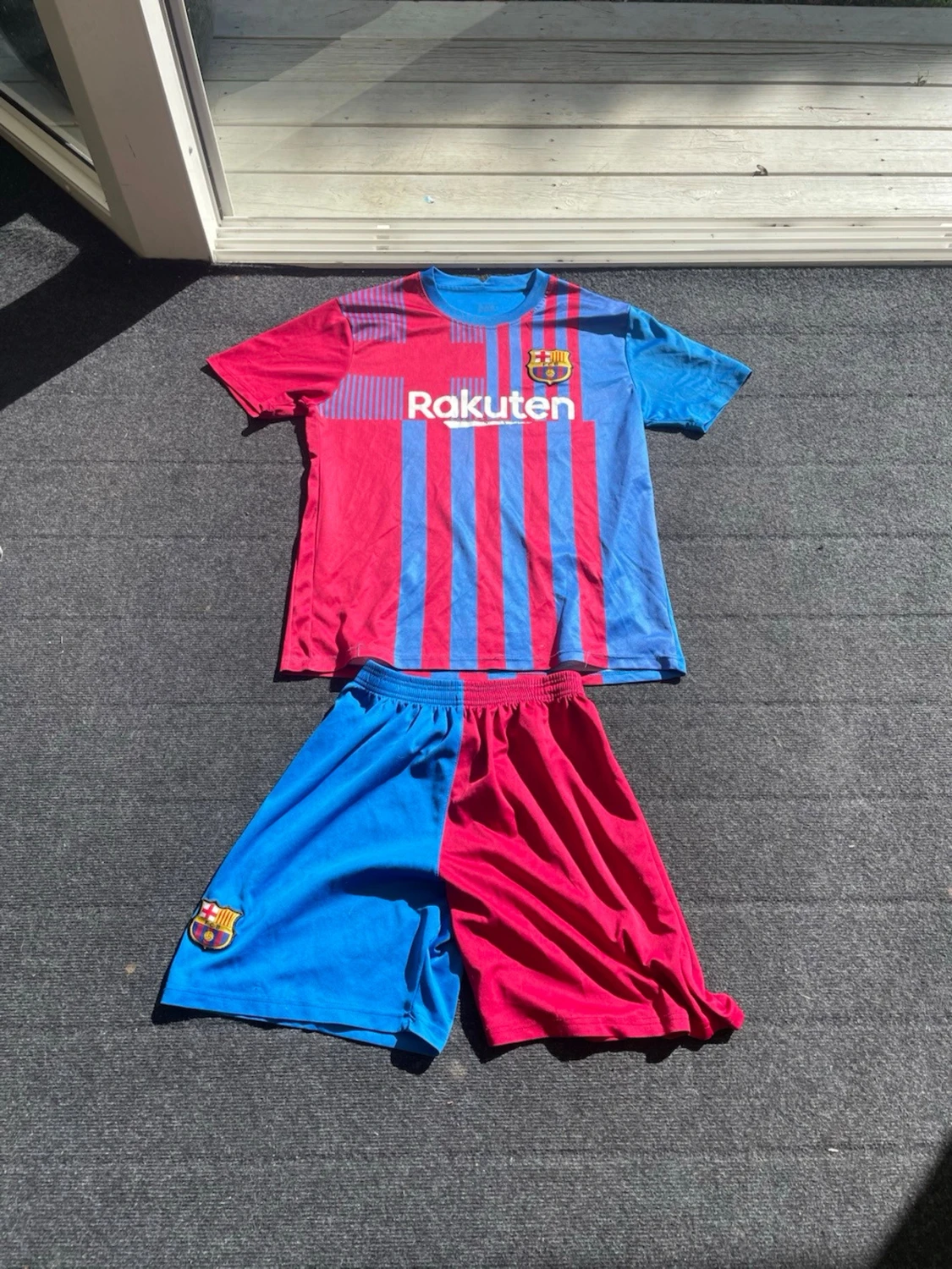 Barcelona matchställ blå/röd