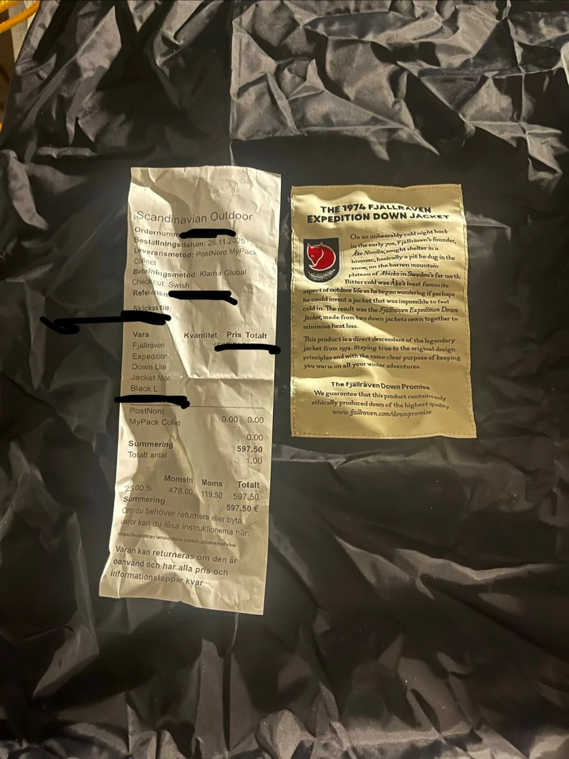  Fjällräven Expedition down lite  - 2