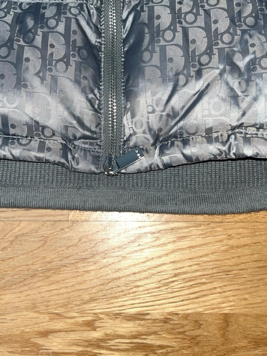 grå cardigan med  Dior med monogram - 2