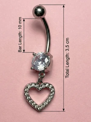 ✨ NY! Högkvalitativ navelpiercing med hänge (Kirurgiskt stål 316L)  - ✨ NYTT oanvänt smycke i kirurgiskt stål! 🌸 Hållbart & Rostfritt: Slitstarkt 316L-stål som inte oxiderar eller rostar av fukt. 🌸 Säkert: Industristandard, skonsamt för läkta piercingar.  🛍️ 30 % BUNDLE-RABATT! Köp fler artiklar från min shop och få 30 % på allt! ✨ 📦 Frakt: Endast spårbart via Plick SafePay för vår trygghet.