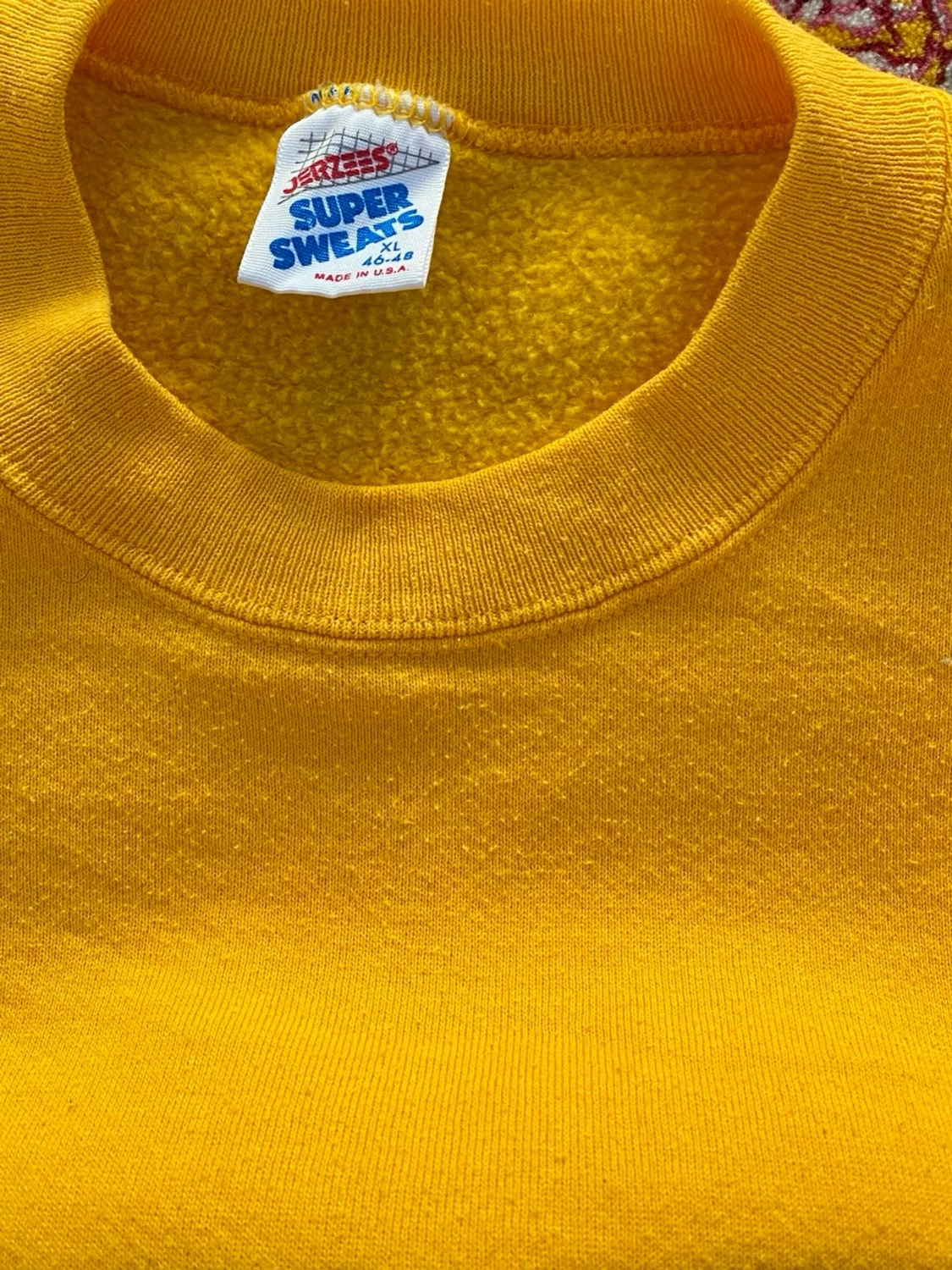 Gul sweatshirt i bomull - 2