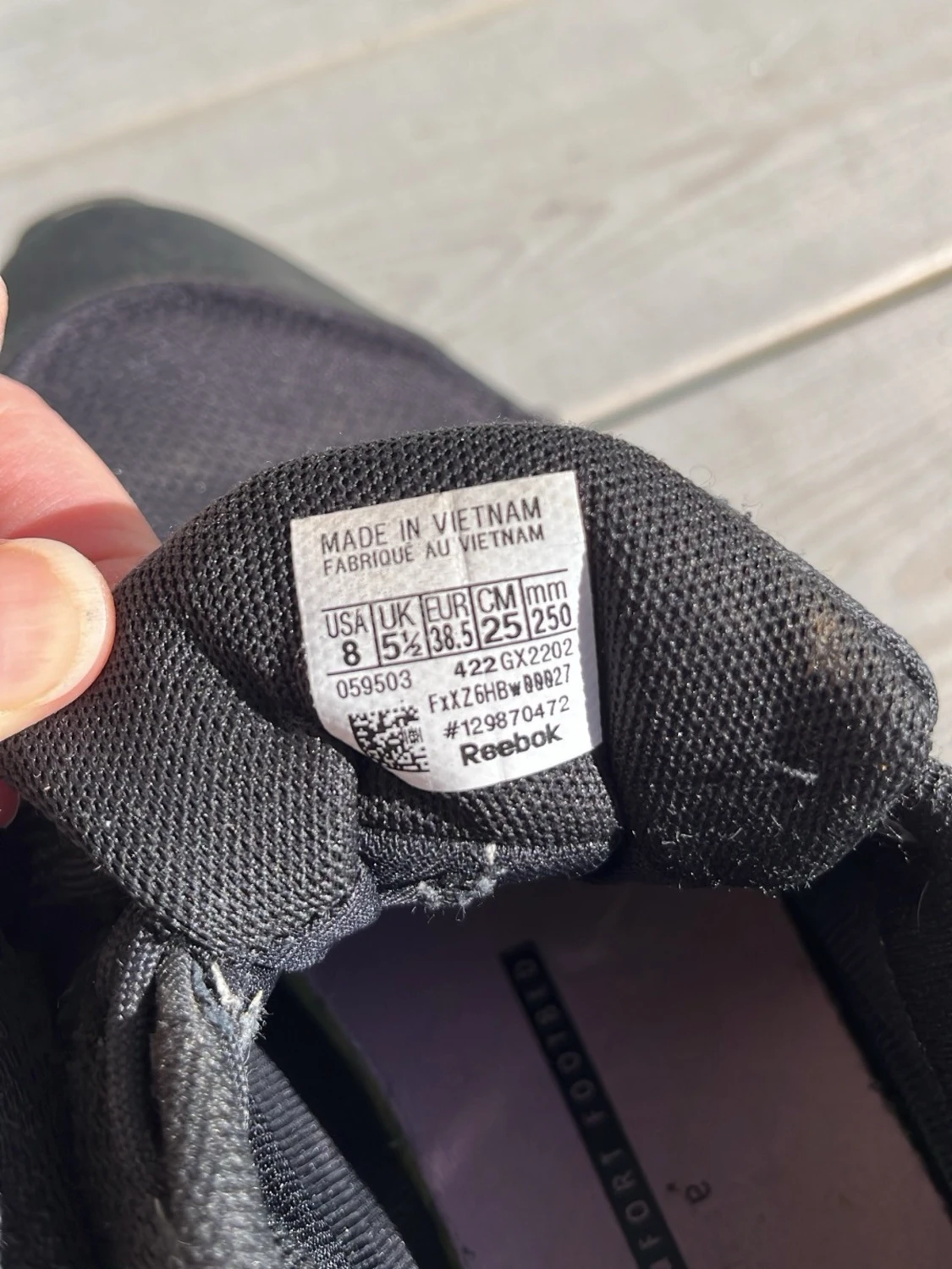 Svarta Reebok Gore-Tex sneakers stl 38,5 - 3