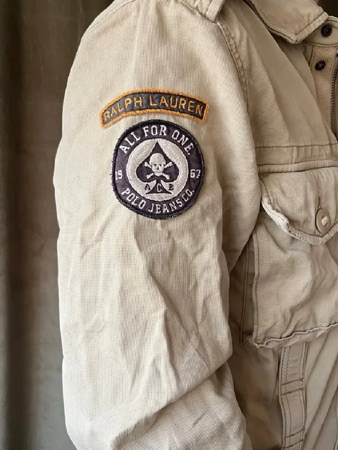 Beige utilityjacka från Polo Jeans Co. - 2