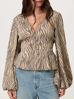 Adoore blus - Blus i zebra från adoore i superfint skick🫶🏻 storlek 34, nypris är 1295