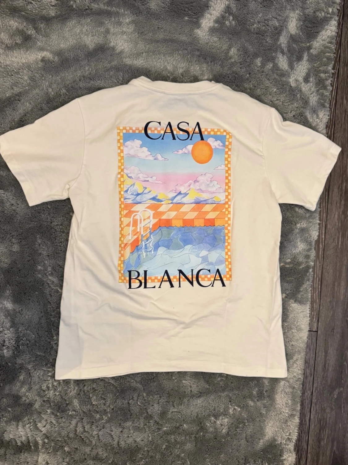 Vit t-shirt från Casablanca storlek S - 1
