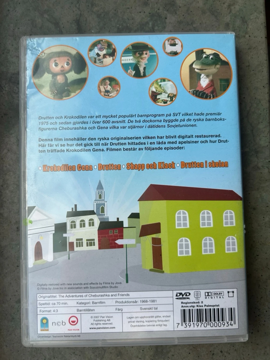 Drutten & krokodilen dvd - 1