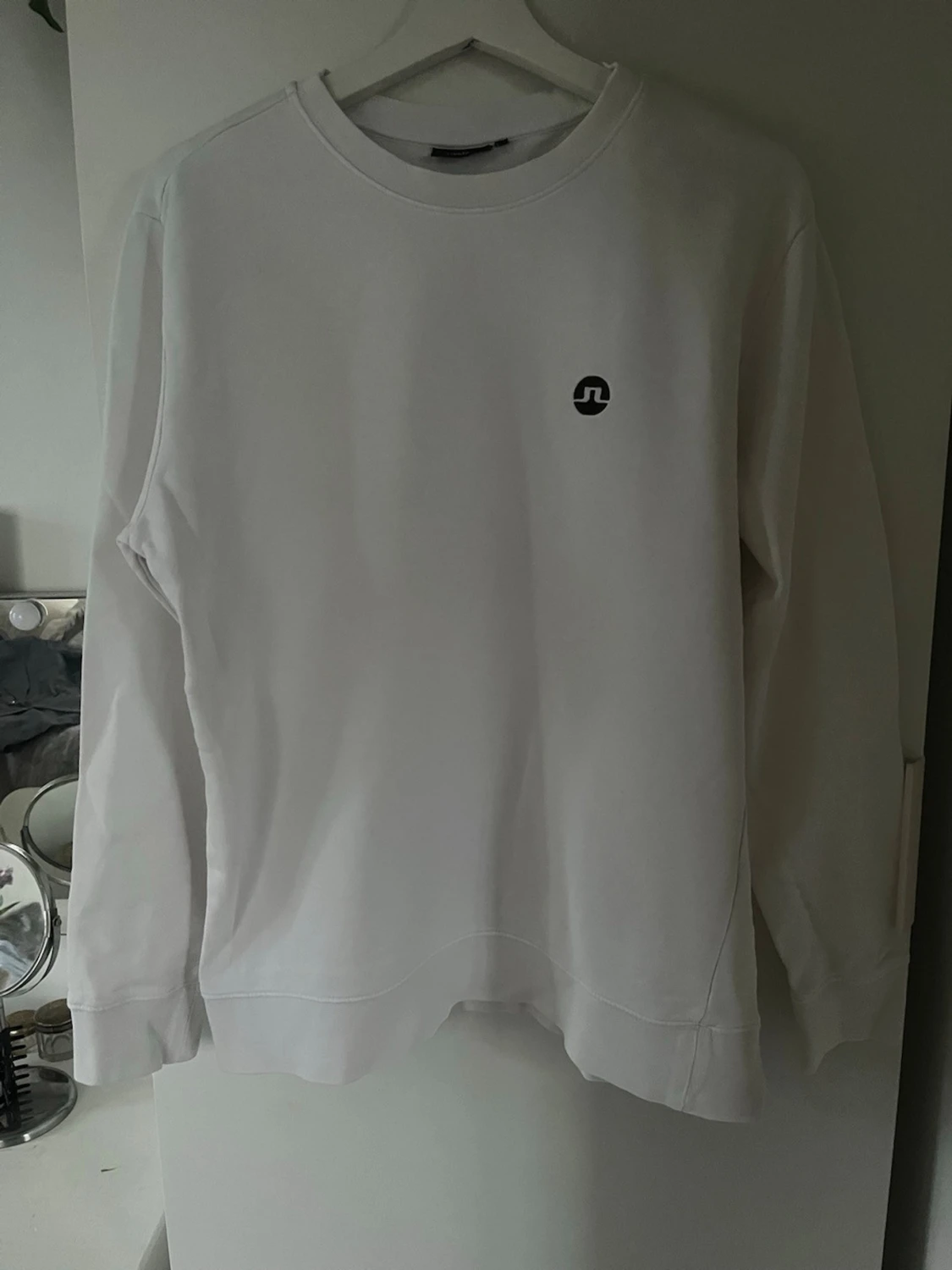 Vit sweatshirt från J.Lindeberg