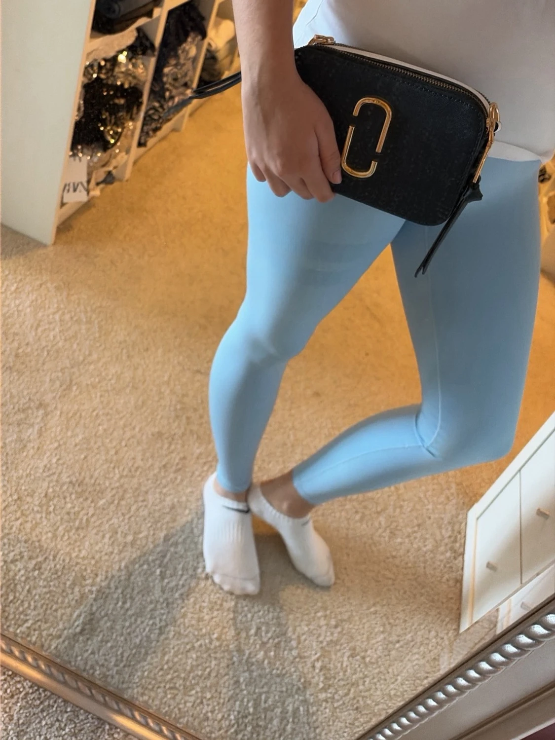 Mörkblå Marc Jacobs handväska - 3