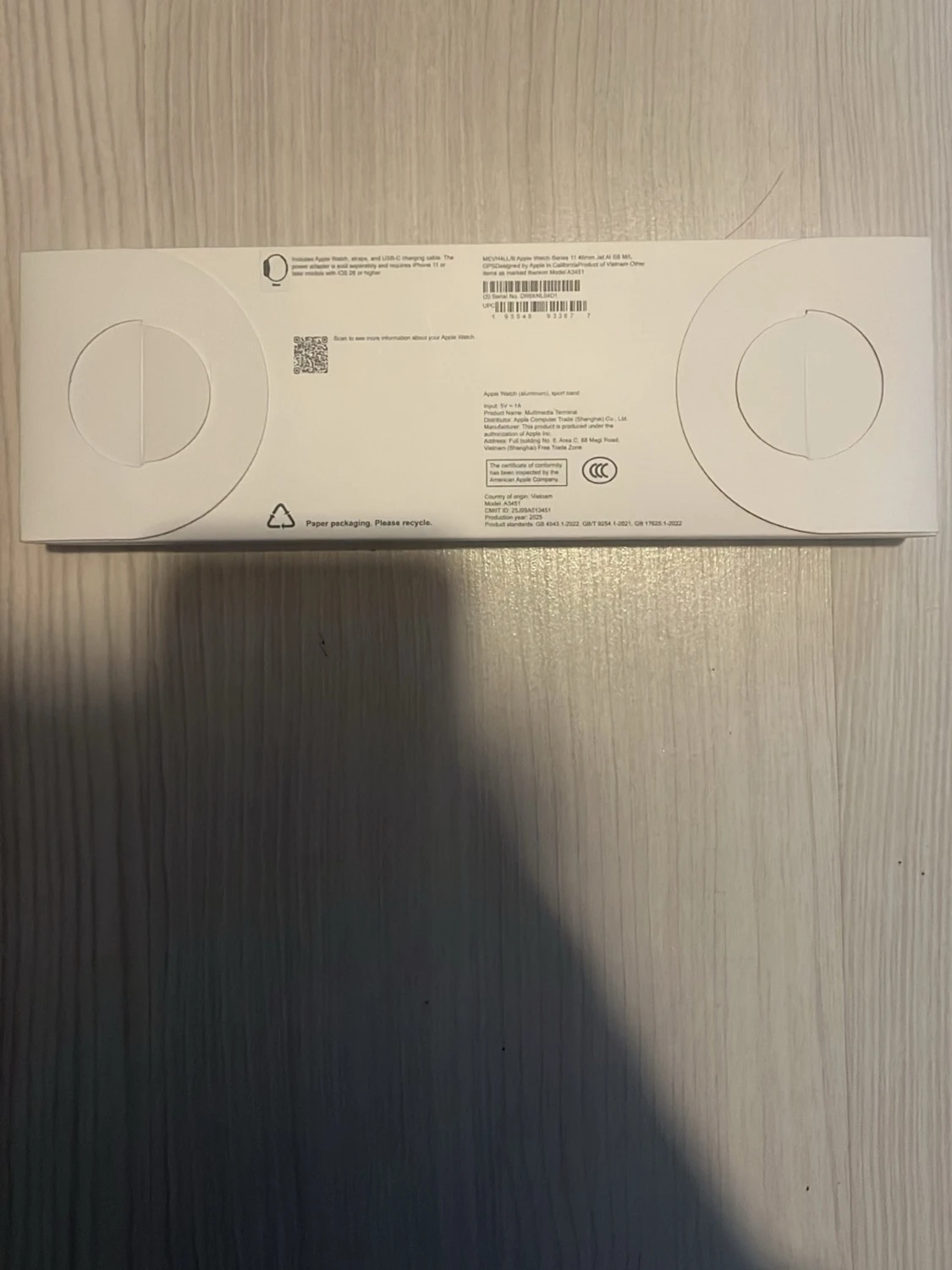 Apple Watch svart sportband - 1