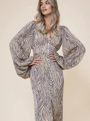 Klänning Adoore - klänning från Adoore med zebramönster. Använd en gång så i nyskick❣️