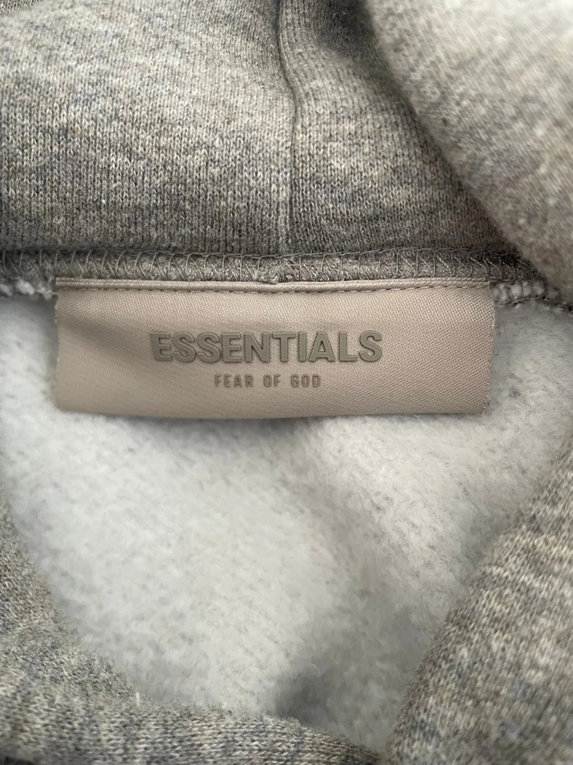 Grå Essentials Fear of God hoodie - 2
