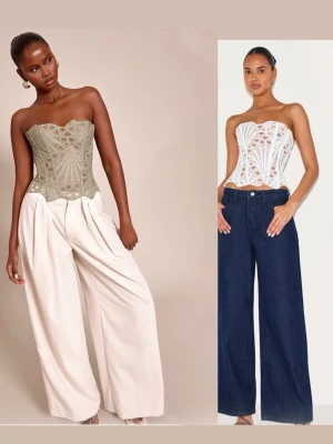 Två Pretty Little Thing korsetter  - Två korsetter beställda från Pretty Little Thing men har tyvärr inte använts pga att de inte passade. Har till och med kvar lappen på ena då jag märkte att den inte passade så har endast prövat dom.💗Priset är alltså för båda två!🤗