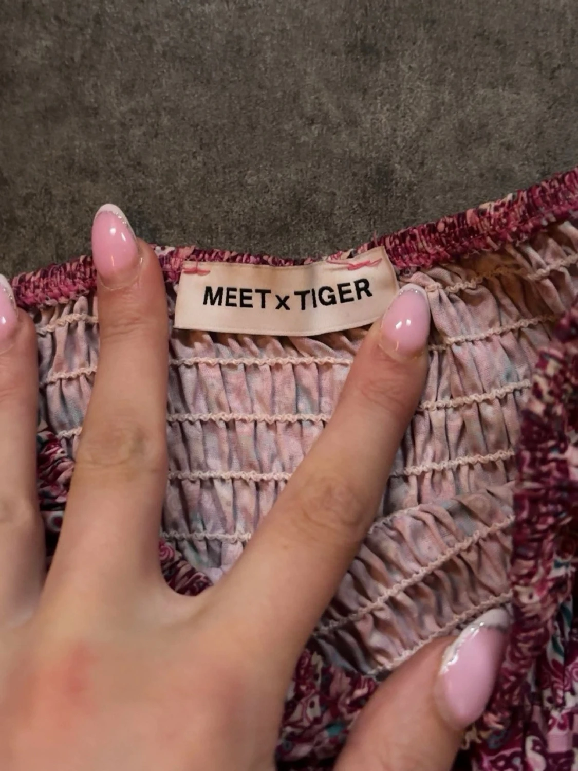 Rosa volangkjol från MEET x TIGER - 1