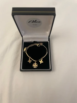 Guldpläterad armband - Rostfrittstål och guldpläterad, boxen på bilden ingår ej 🌸