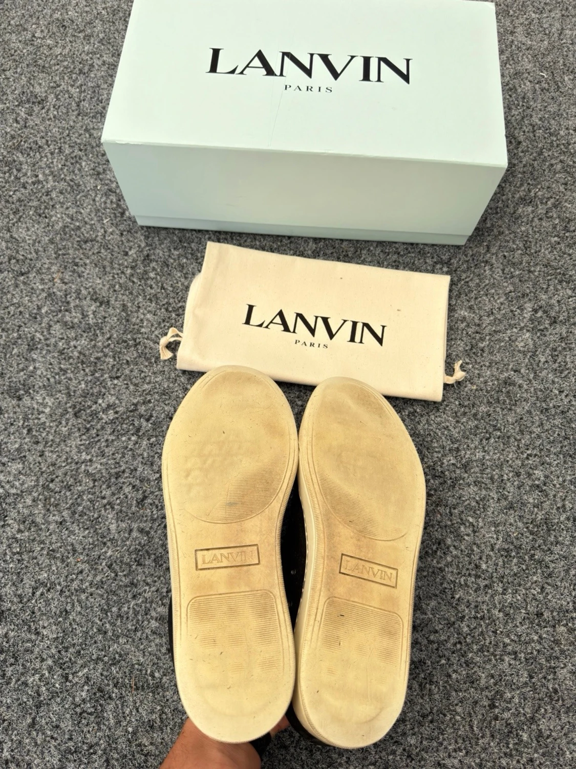 Lanvin uk8 svart - 3