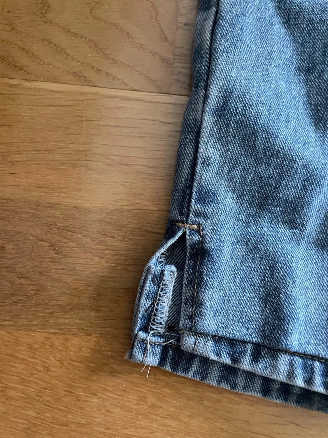 Blå raka jeans PrettyLittleThing - 3