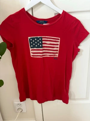 Ralph Lauren T-shirt  -  Jättebra skick, protonen kan jämföras med S
