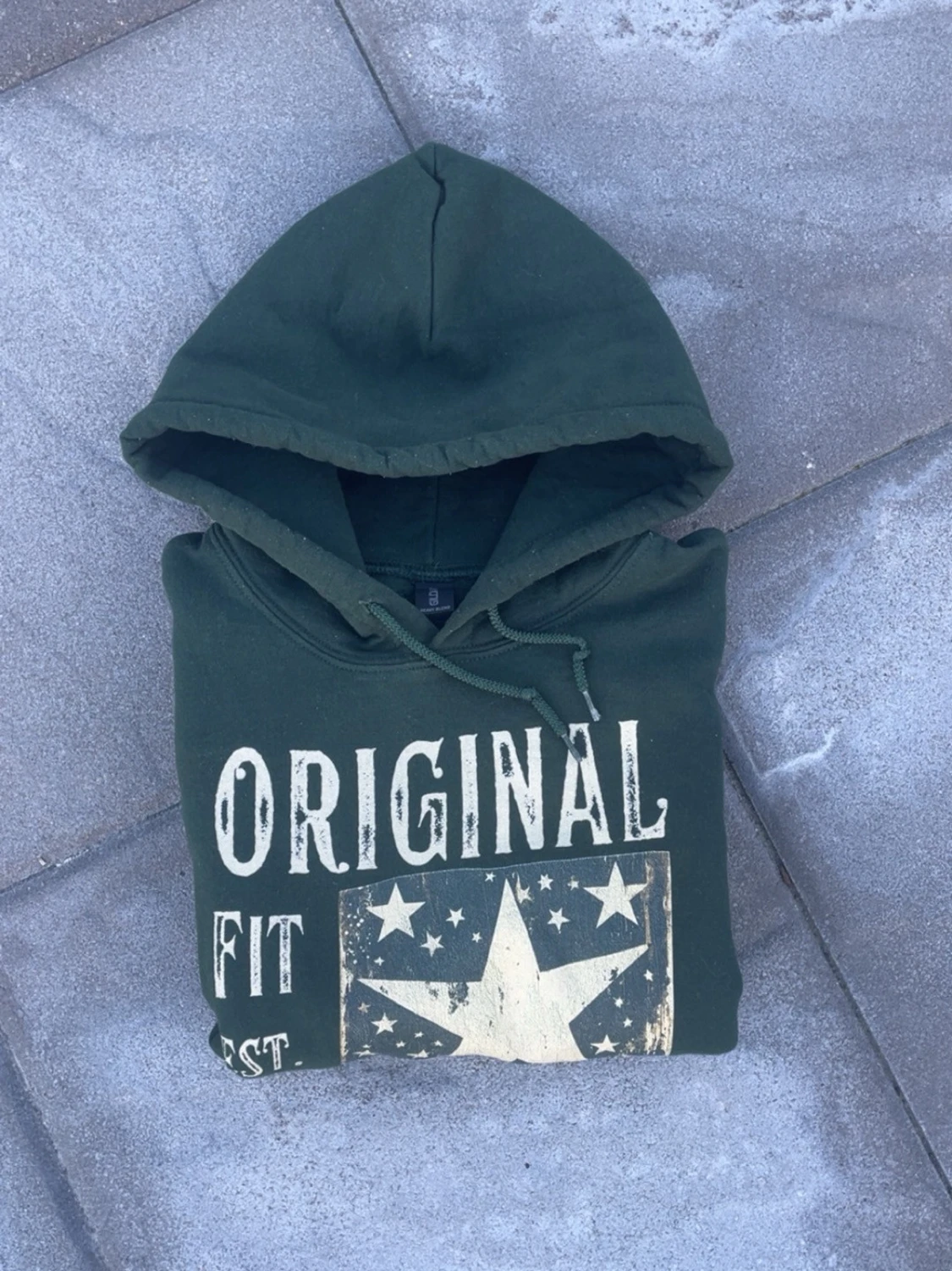 Original hoodie mörkgrön  - 5