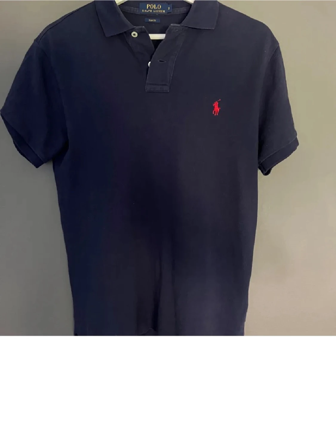 Marinblå pikétröja från Polo Ralph Lauren