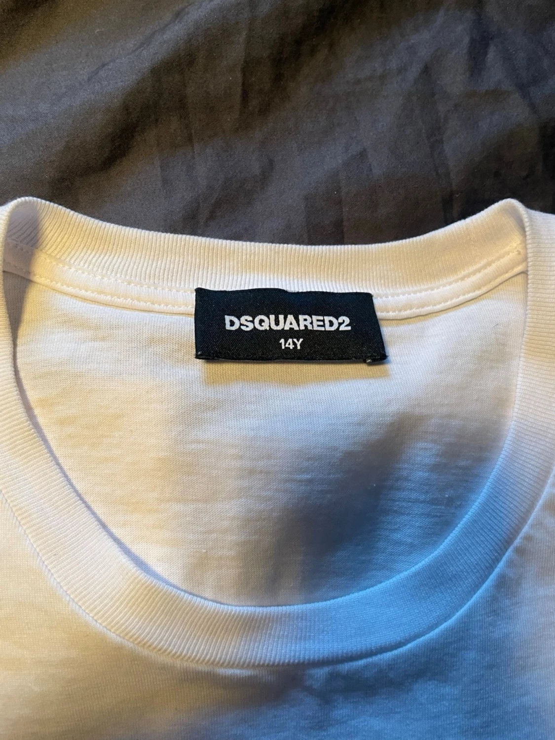 Vit Dsquared2 t-shirt med tryck - 2