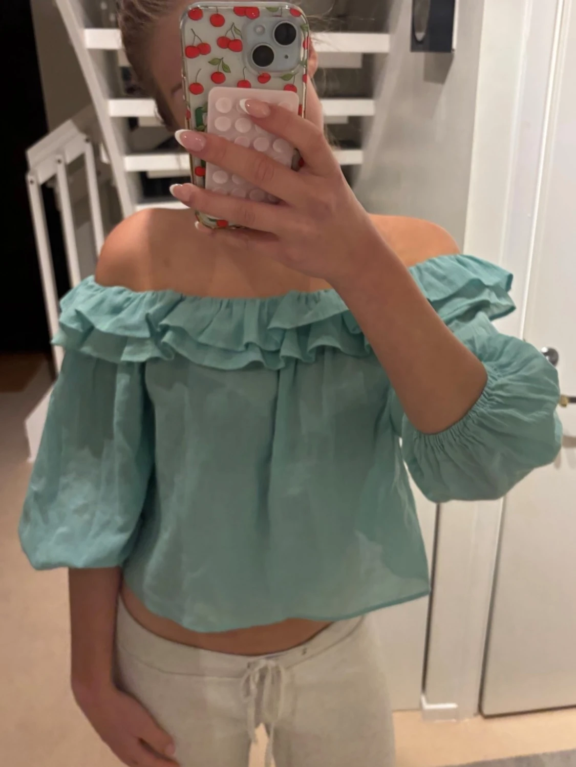 Offshoulder topp