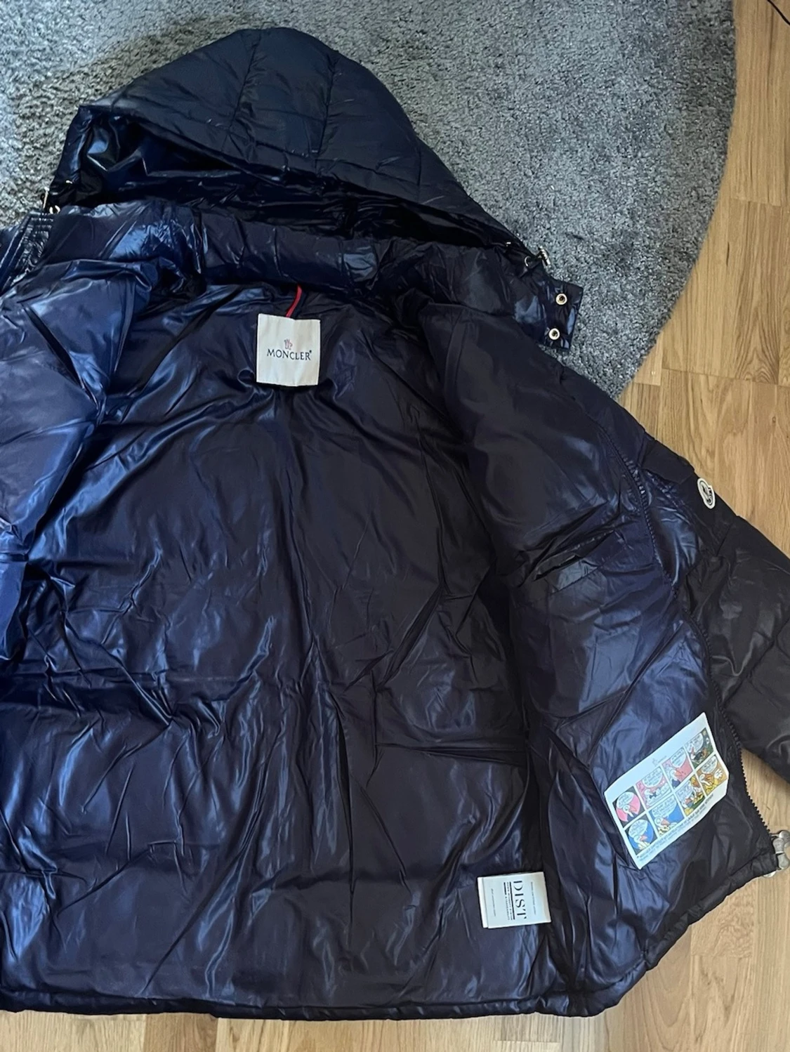 Mörkblå dunjacka från Moncler - 1