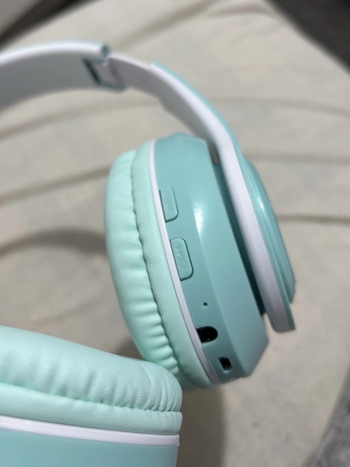 Mintgröna trådlösa over-ear hörlurar - 3