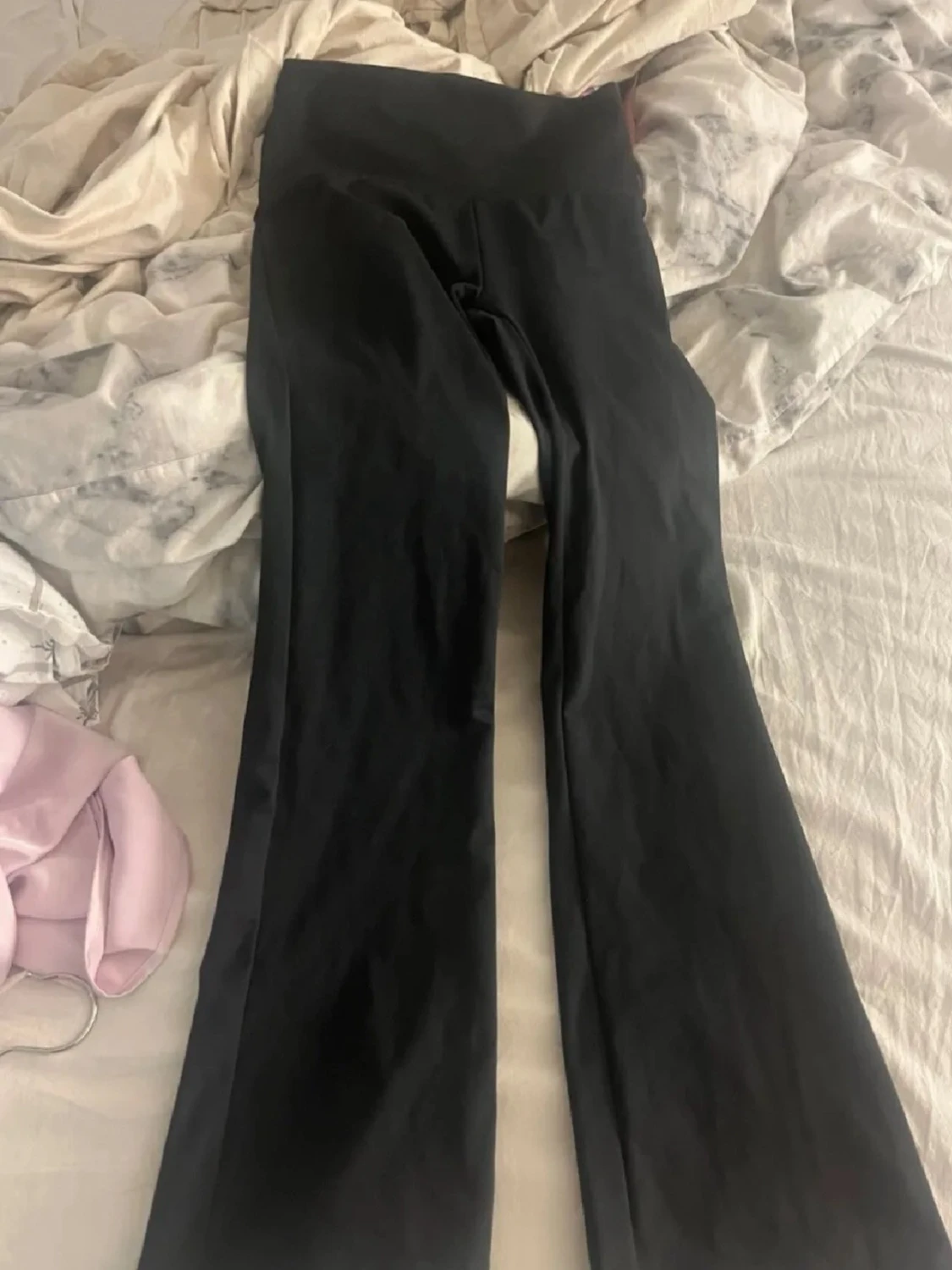 Svarta bootcut tränings byxor från OTP